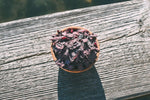 MEERESGARTEN "HERZBLUT" im Display (VPE 5 Stk.) - Bio Dulse - Algenflakes - BeautyVeda | Oceanwell "HERZBLUT" im Display (VPE 5 Stk.) - Bio Dulse - Algenflakes Nahrungsmittel, PROFESSIONAL, Vegan