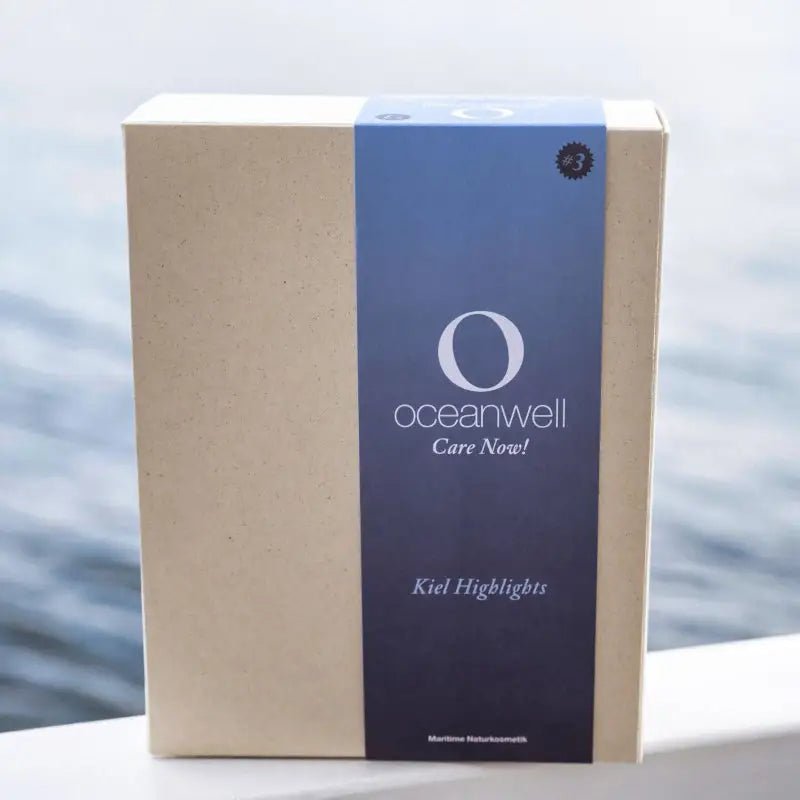 OCEANWELL Kosmetik - Set "KIEL - HIGHLIGHTS" | Meeresalgen für Hautpflege & kreative Küche - BeautyVeda | Oceanwell KombiBox "KIEL - HIGHLIGHTS" | Hautpflege Set. After Shave, Basic, Creme