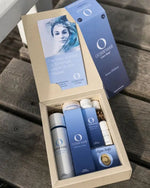 OCEANWELL Kosmetik - Set "OCEAN WELLNESS" | Natrue - zertifizierte Wellness für Zuhause - BeautyVeda | Oceanwell KombiBox "OCEAN WELLNESS" | Spa Naturkosmetik Set. Bad, Basic, Bodylotion