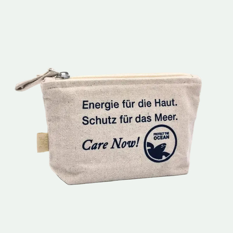 KOSMETIKTASCHE mit Reißverschluss.