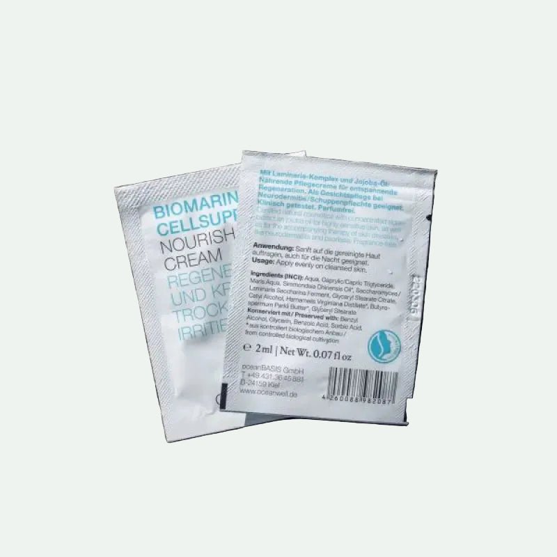 OCEANWELL NOURISHING CREAM - Sachet (Verkaufsförderung) - bewährte Apothekenkosmetik für empfindliche Haut