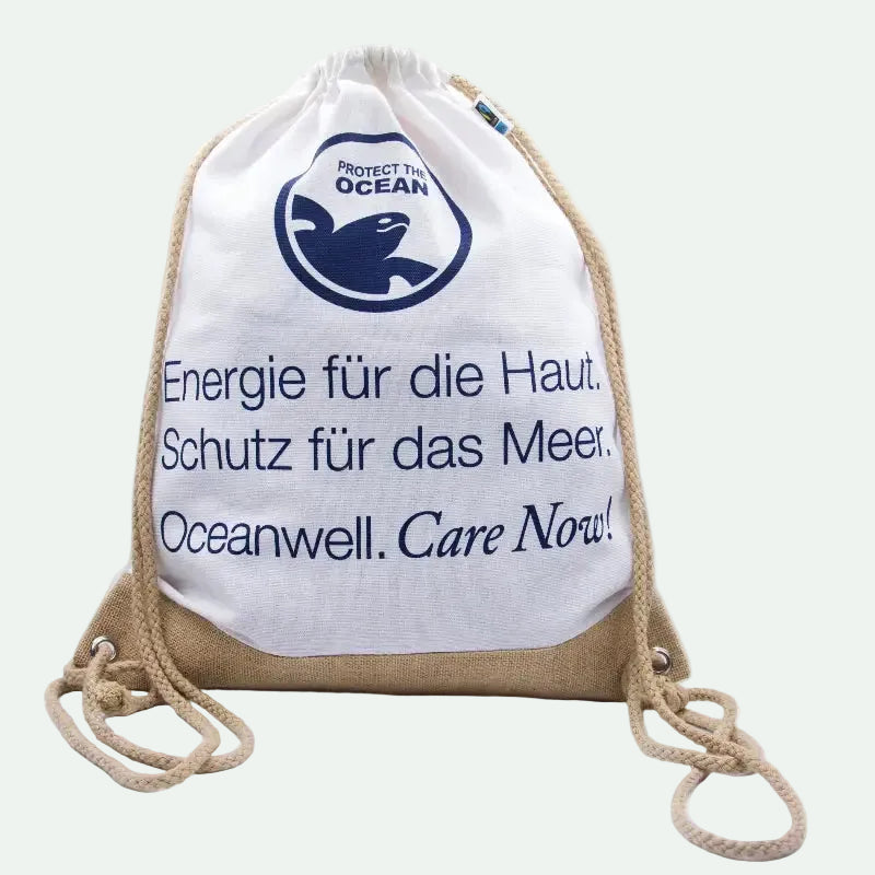 STRANDRUCKSACK "Care now".